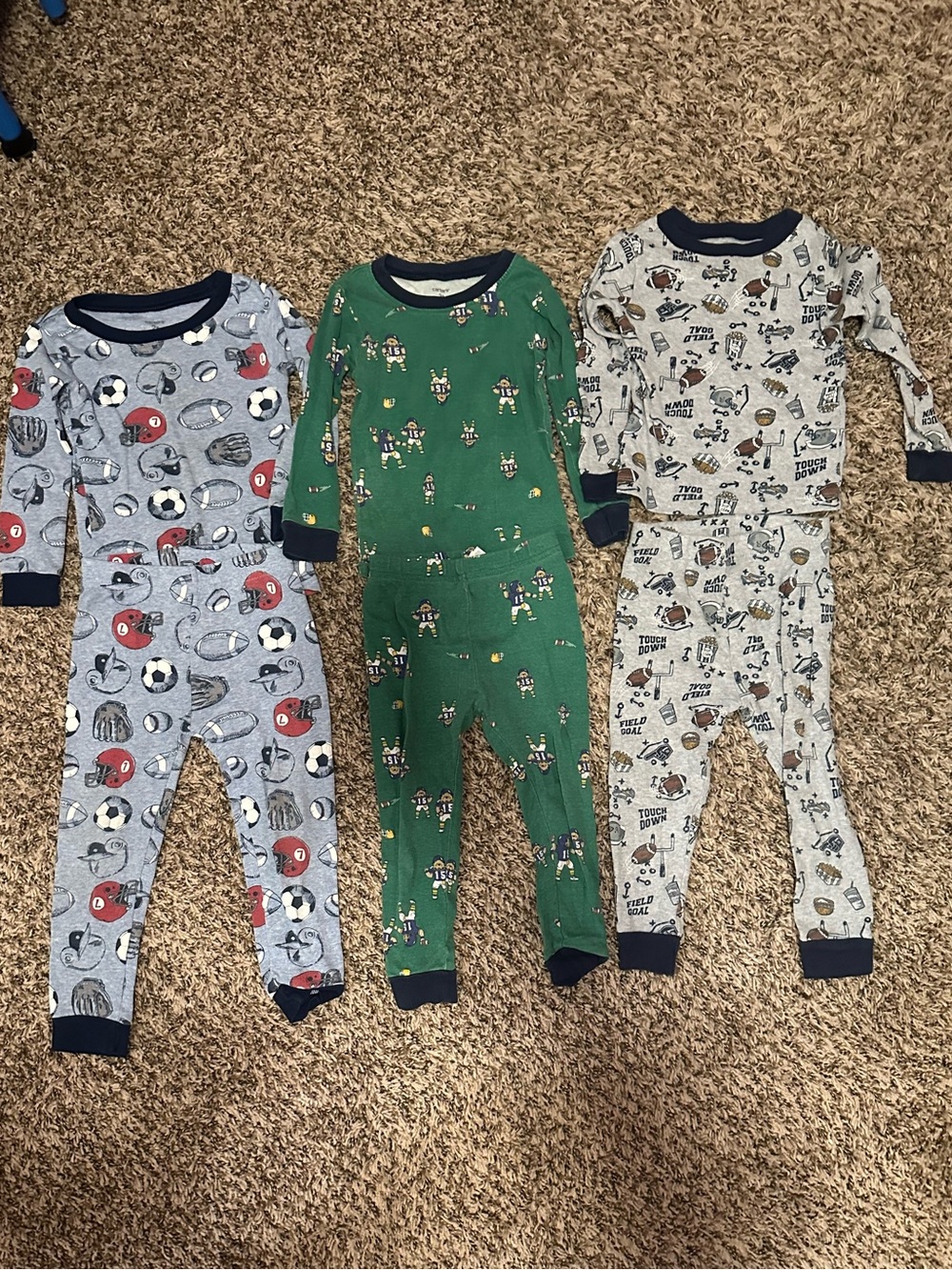 2T boy sports pjs